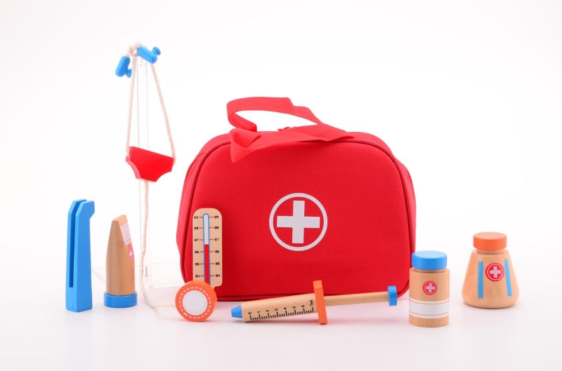 Jouéco joueco dokterstas met accessoires, 11dlg.