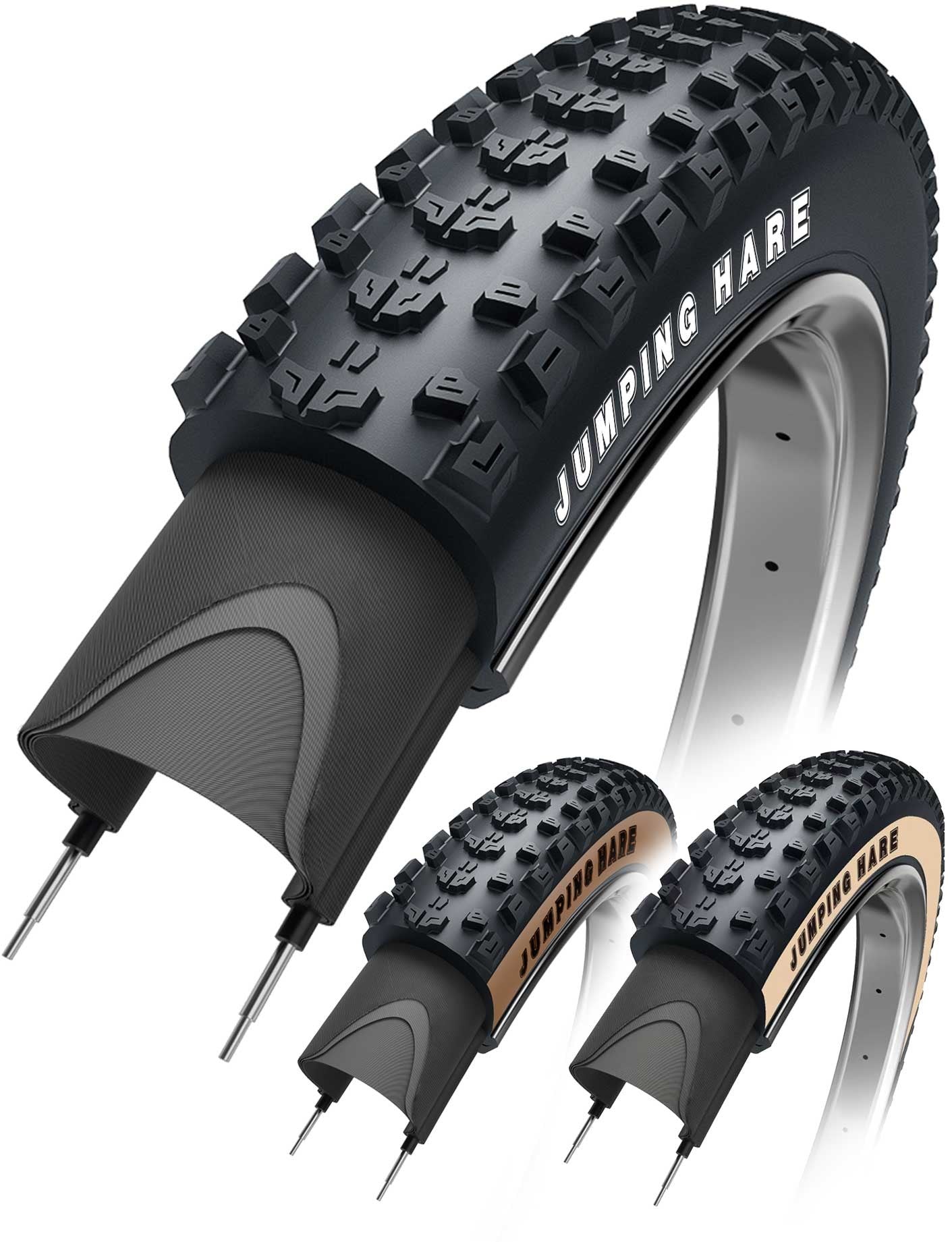 Pneu souple Edge Jumping Hare 27,5 x 2,35 60-584 - noir