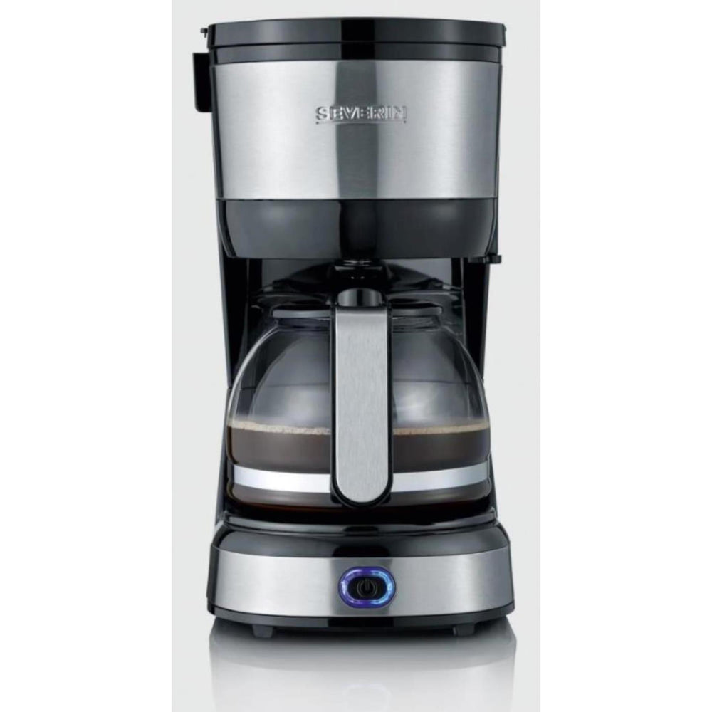 Severin koffiezetapparaat 4-kops 750w rvs zwart