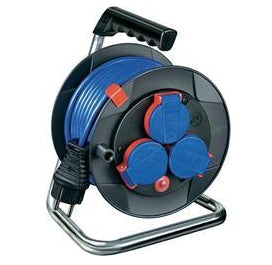 Brennenstuhl garant compact ip44 kabelhaspel 15m (zwart blauw, 1079850, 15 meter)