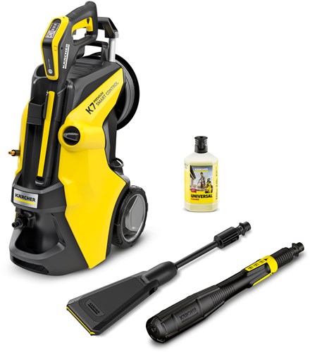 Karcher kärcher k 7 premium smart control flex eco!booster hogedrukreiniger - slanghaspel - 180 bar - 600 l u - 60 m² u - geschikt voor oa. auto - terras - campers - caravans - fietsen - motoren - tuinset en gebieden rondom huis
