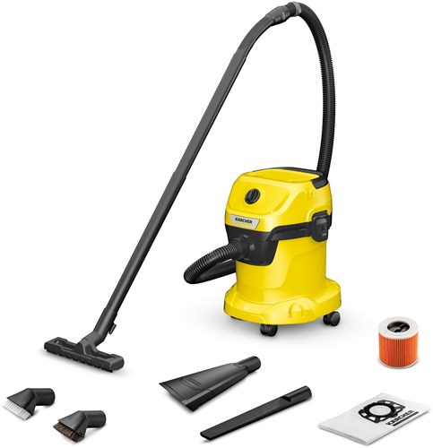 Karcher nat droog stofzuiger wd 3 v-15 4 20 car - 1.628-121.0