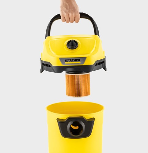 Karcher wd 3-18 v-17 20 accu nat- en droogstofzuiger zonder accu's en lader - 1.628-550.0