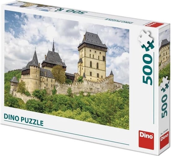 Dinotoys dinopuzzel - kasteel karlstejn in tsjechië - 500 stukjes