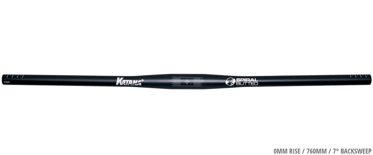 Katana spiral butted riser bar 31.8mm handlebar | 40mm rise 760mm breite 8° backsweep