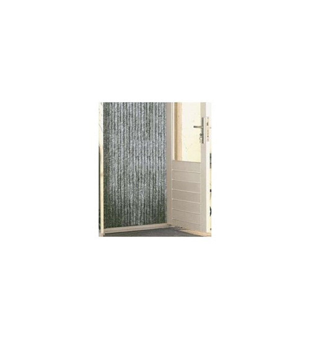 Wicotex kattenstaart deurgordijn 90x220 grijs wit 100% polypropyleen