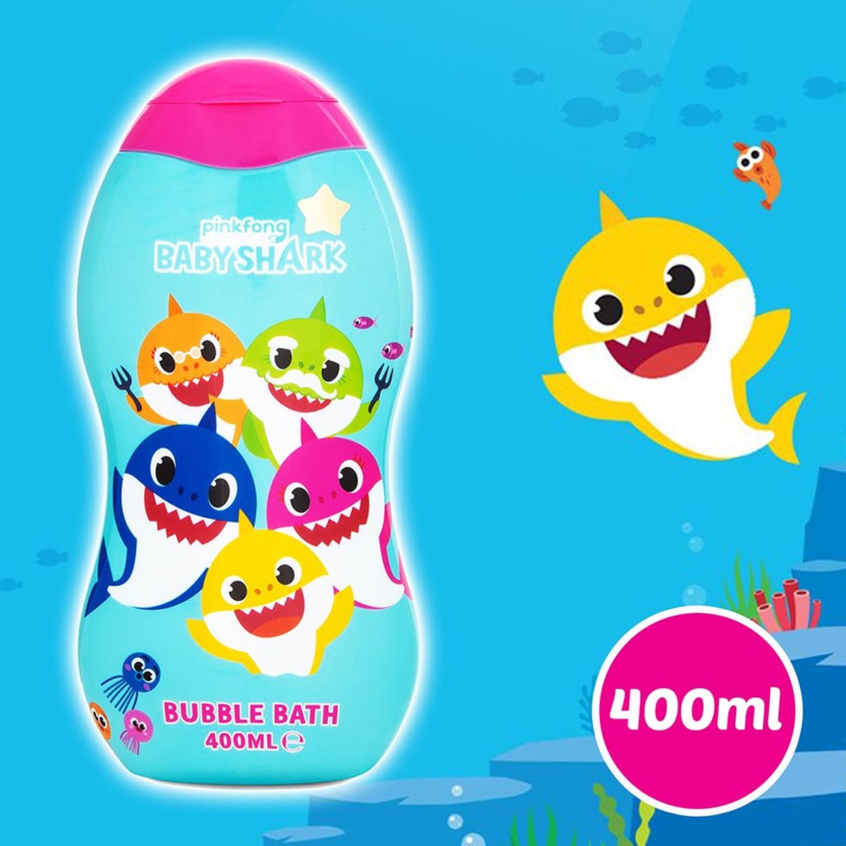 Shark baby bubble bath badschuim 400ml