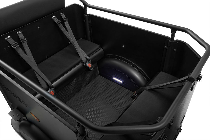 Bakfiets 20 Inch 54 cm Unisex 8V Hydraulische schijfrem Matzwart