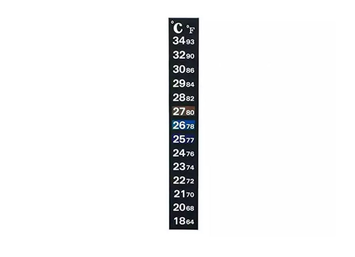 Kefirko-thermometer - plakstrip