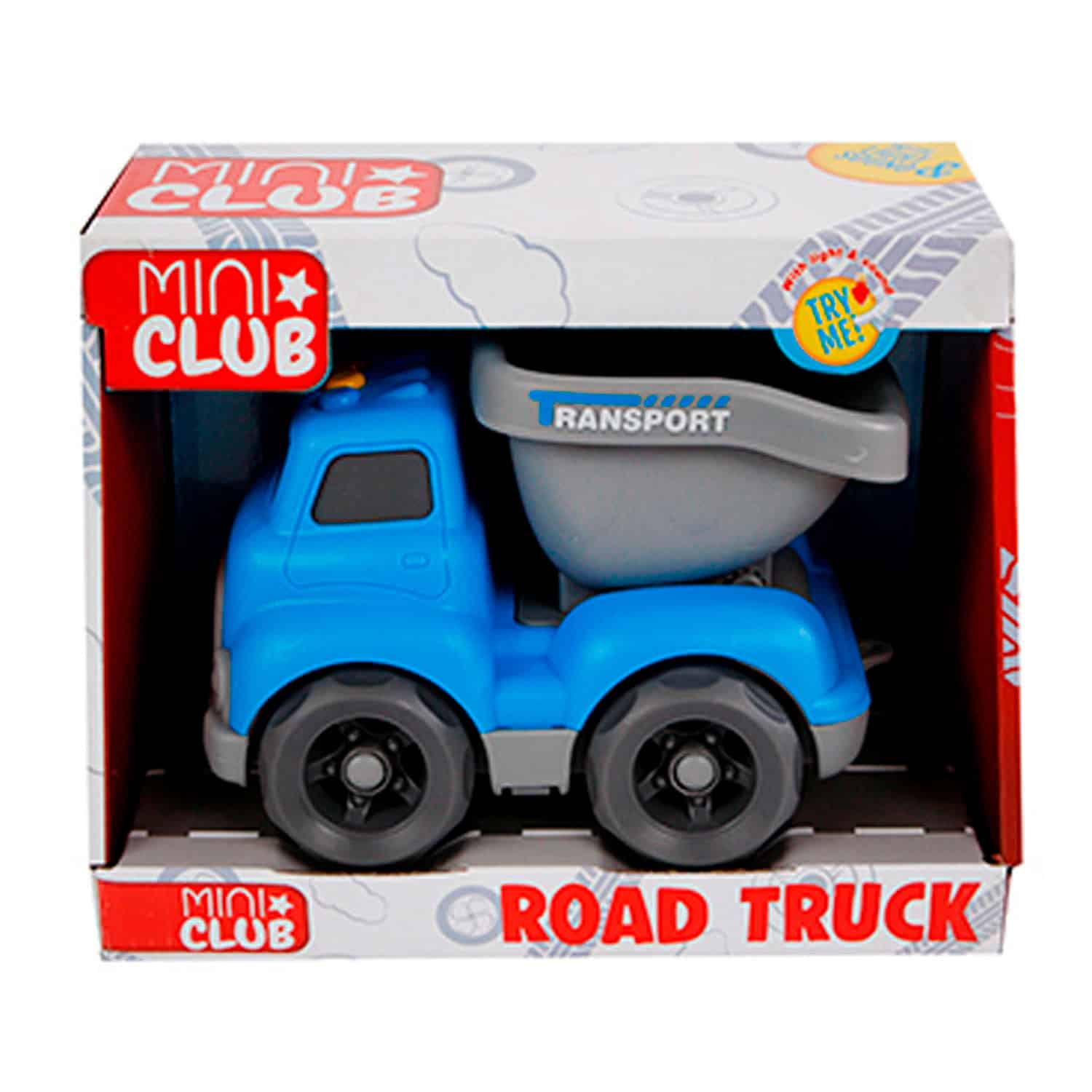 Cilgro miniclub kiepauto met licht en geluid, 16 cm groot blauw