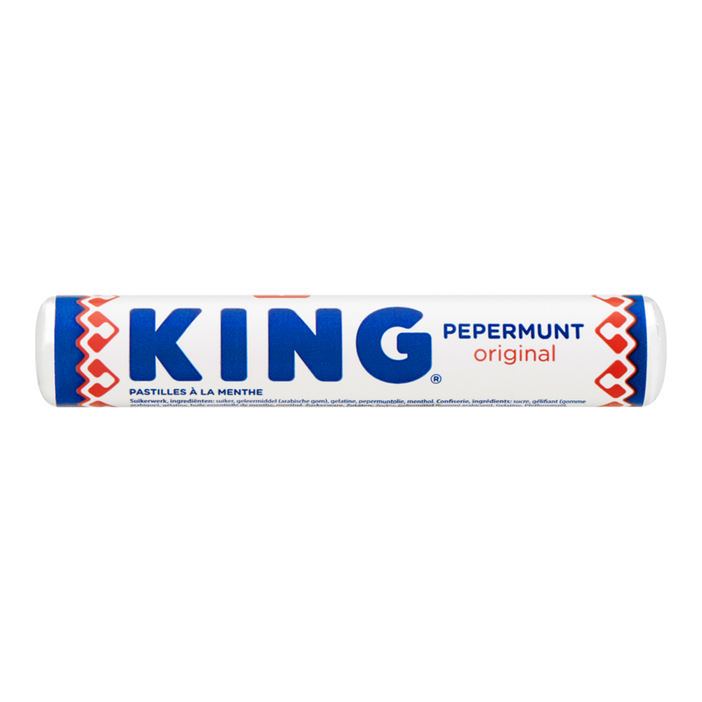 King pepermunt rol single (36 stuks)