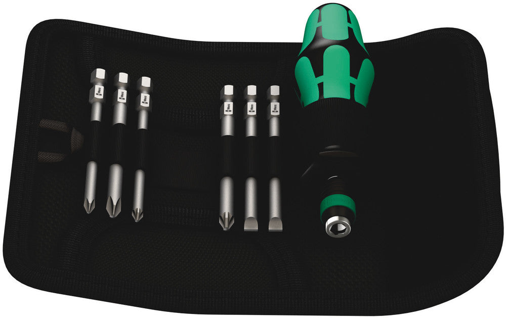 Wera kraftform kompakt 40 bitset (zwart groen, 7-delig)