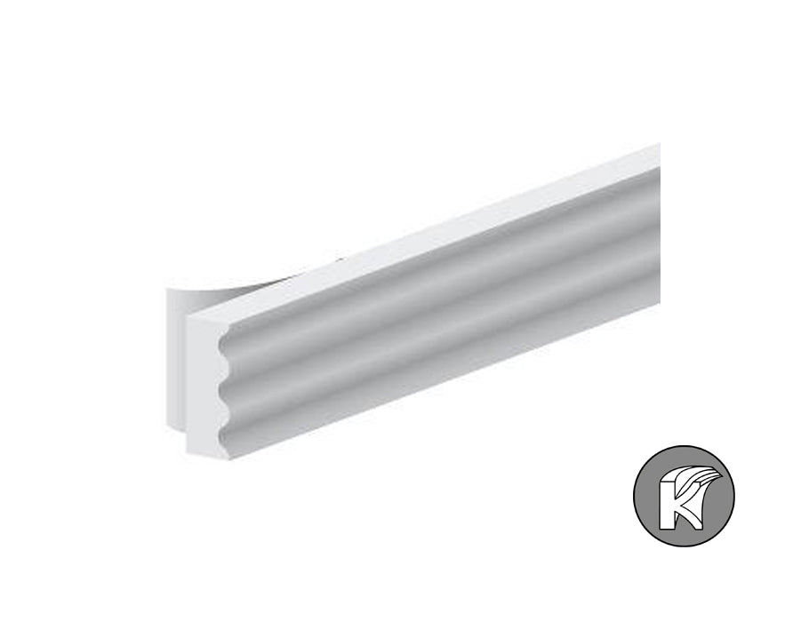 Ellen Tochtband K-profiel Wit 9x3mm 7,5m