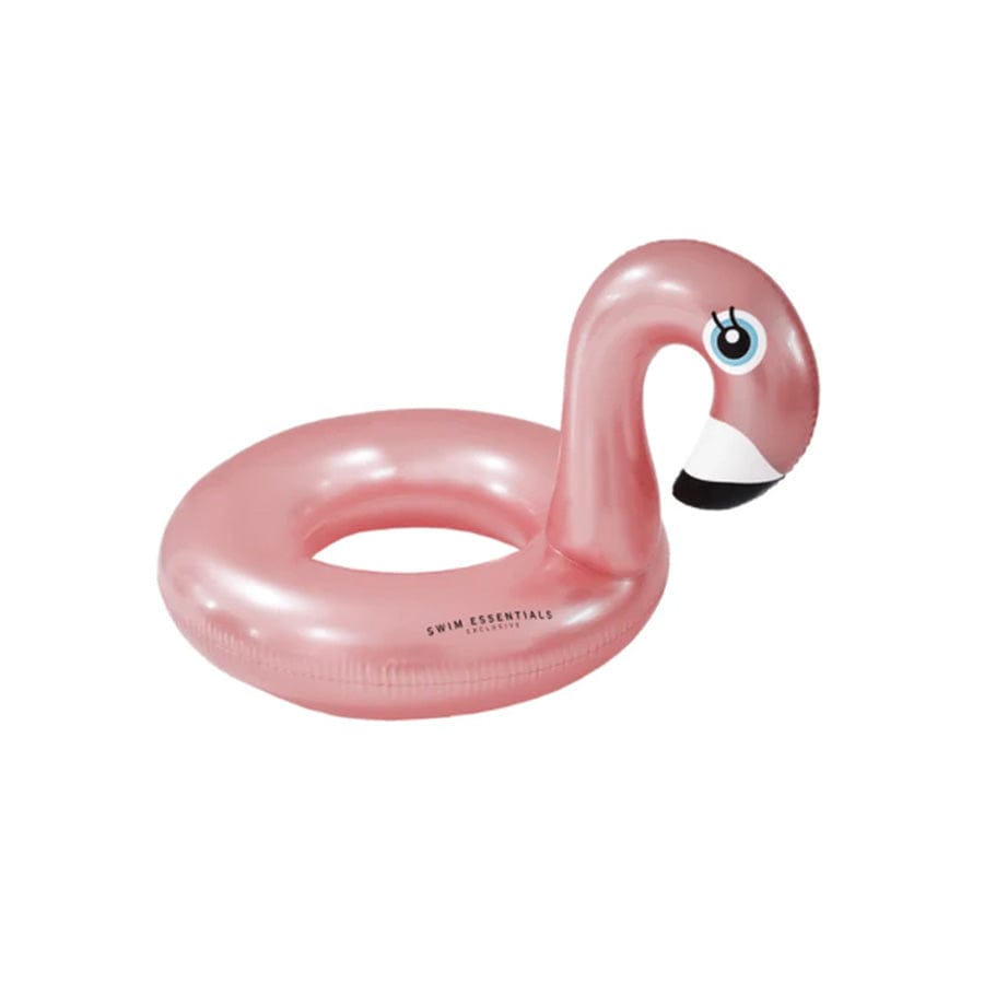 Droomlandschap | rosé goud flamingo zwemband ø 95 cm
