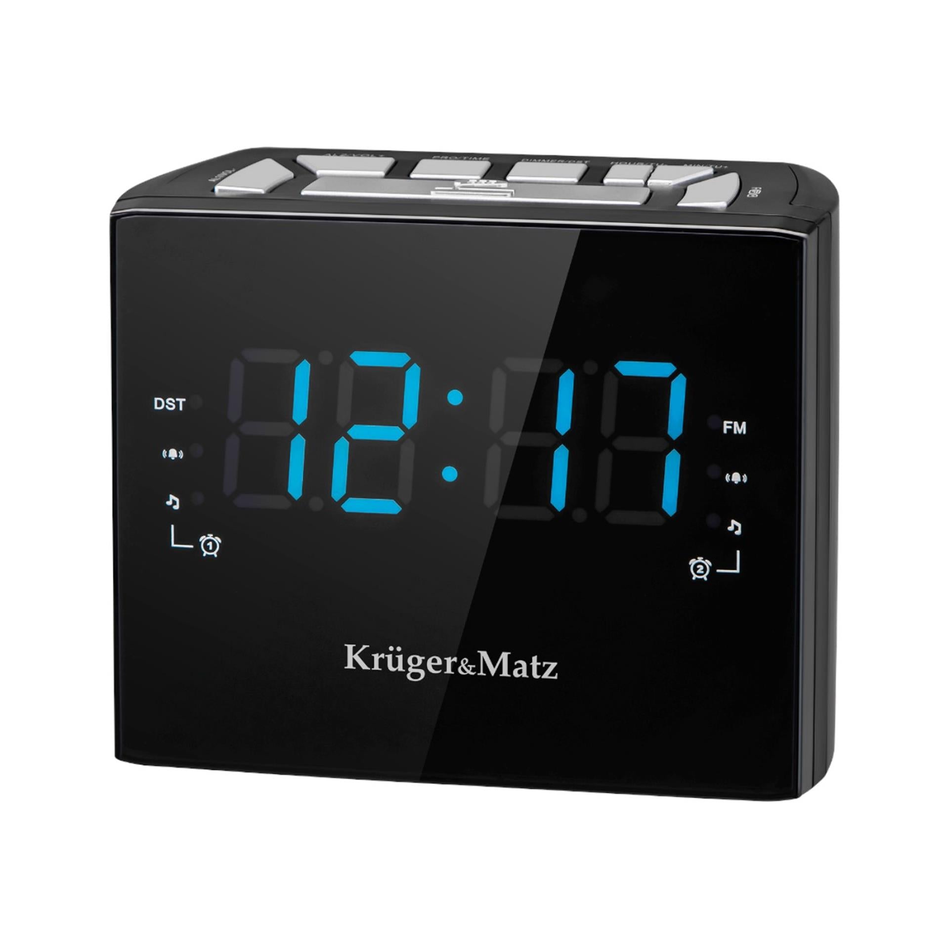 Kruger matz krã¼ger matz fm wekkerradio zwart