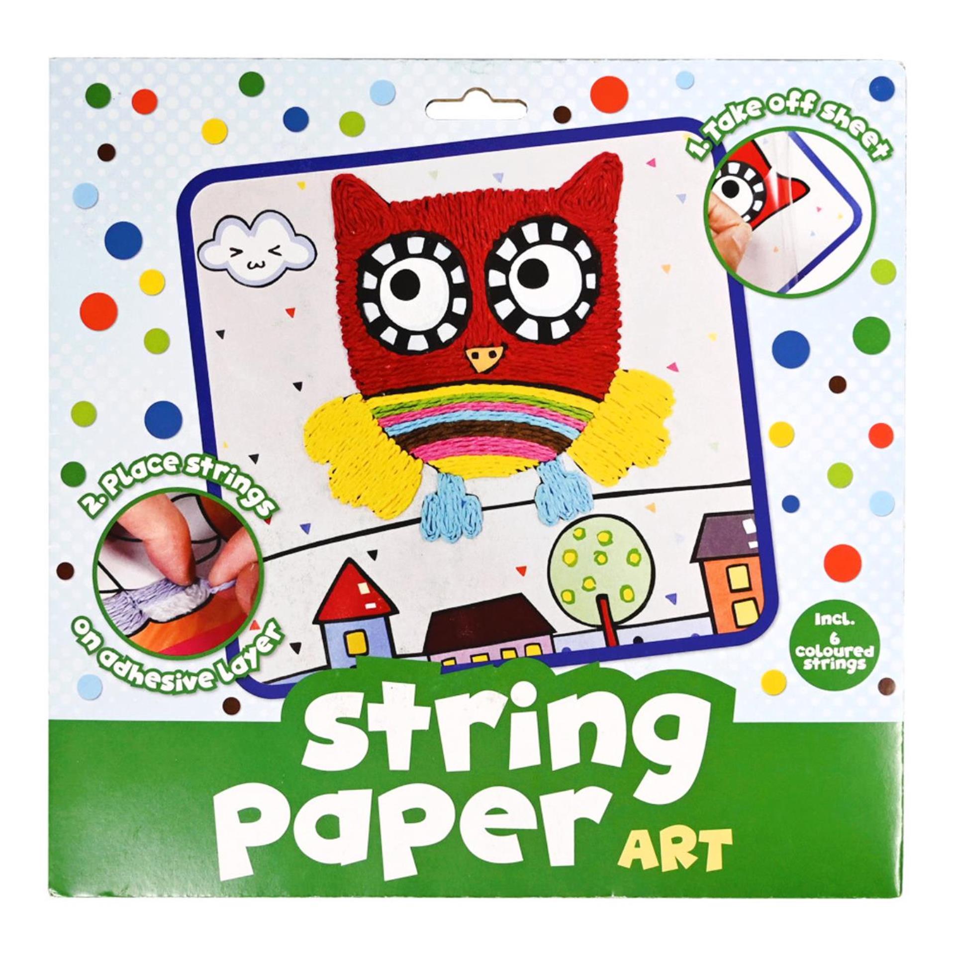 Diy paper string art draadpapierkunst