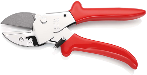 Knipex aambeeldschaar | 200 mm lengte | kunststof bekleed | verchroomd - 94 55 200