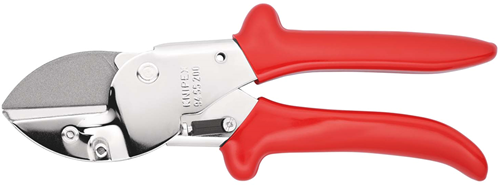Knipex aambeeldschaar | 200 mm lengte | kunststof bekleed | verchroomd - 94 55 200