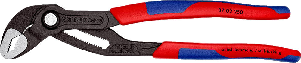 Knipex cobra waterpomptang 8702250 zweedse- waterpomp-tang (250 mm)
