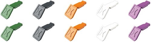 Knipex colorcode clips kleurenmix 2 | 10 stuks - 00 61 10 c v02
