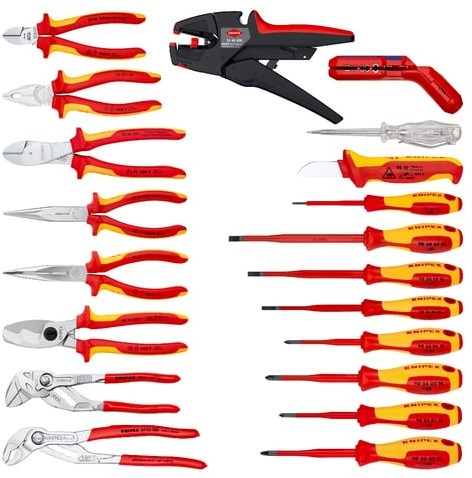 Knipex gereedschapskoffer elektro 20-delig - 00 21 20