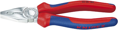 Knipex kombitang verchroomd met meer-componentengrepen 160 mm - 0305160
