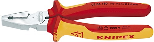 KNIPEX KNIPEX Krachtkombitang 02 06 180 VDE