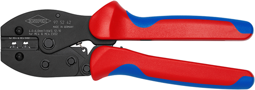 Knipex preciforce® krimptang voor mc4 mc4 evo 2-connectors | antislip kunststof bekleed - 97 52 42