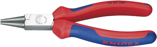 Knipex rondbuigtang zwart geatramenteerd met meer-componentengrepen 160 mm - 2202160