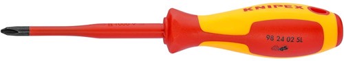 Knipex schroevendraaier pozidriv pz 1 vde - 98 25 01 sl - 982501sl