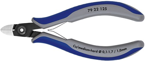 Knipex zijsnijtang ronde-kop 125 mm - 7922125