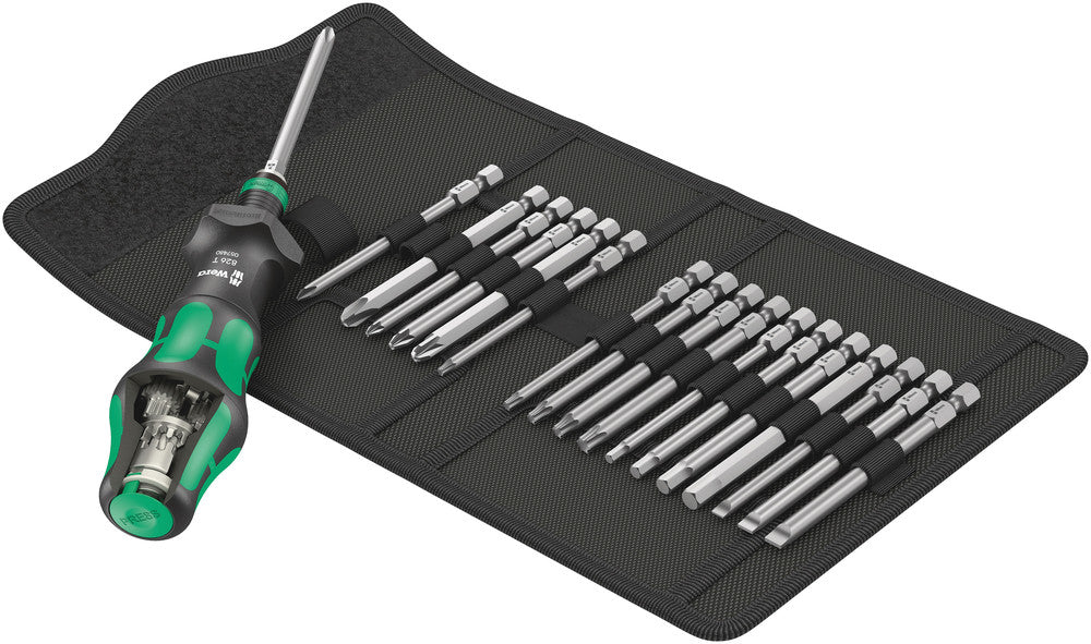 Wera kraftform | kompakt turbo 1 | 18-delig - 05057482001