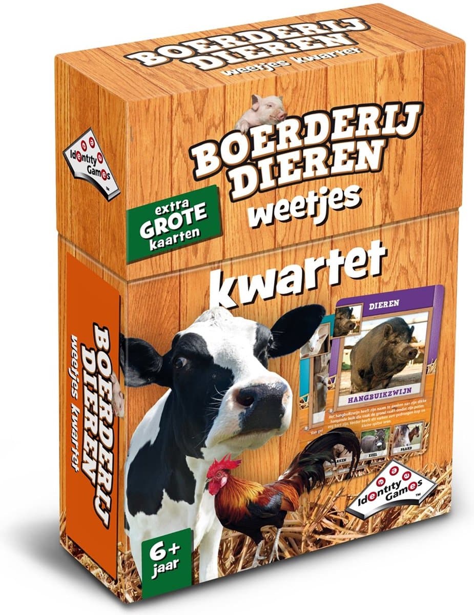Boosterbox identiteitsspellen boerderij dieren weetjes kwartet 02265