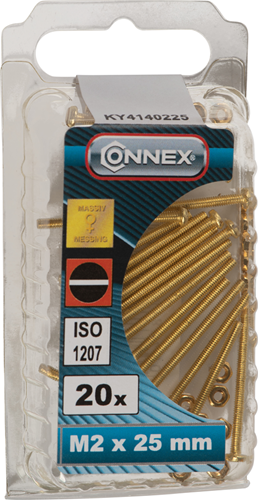 Connex metaalschroef cy-k m2x25 20st ms - ky4140225