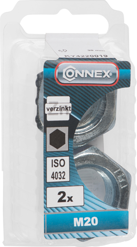 Connex zeskantmoer m20 2st vz - ky4220019