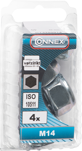 Connex borgmoer met nylonring m14 4st vz - ky4260014