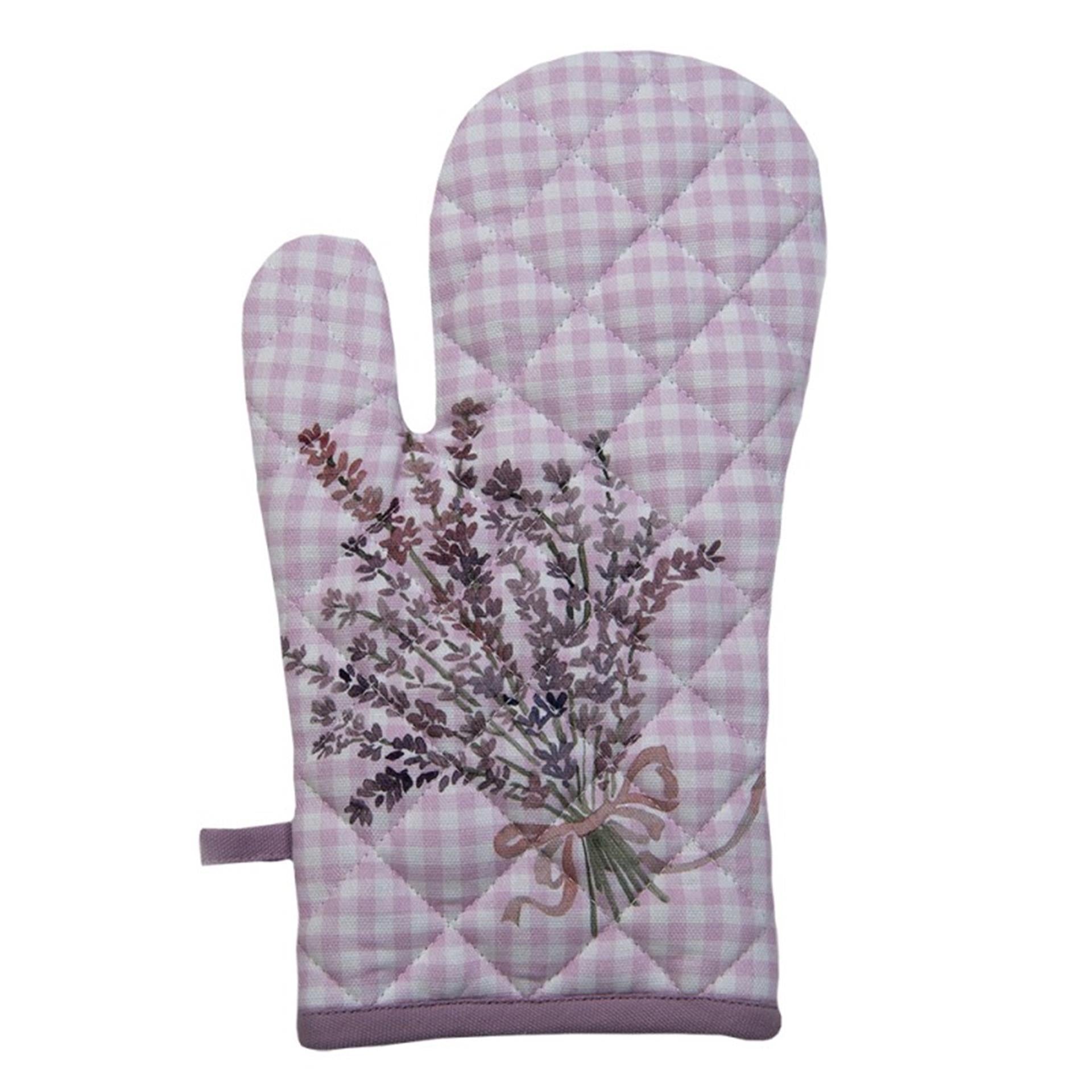 Clayre eef ovenhandschoen lavendel