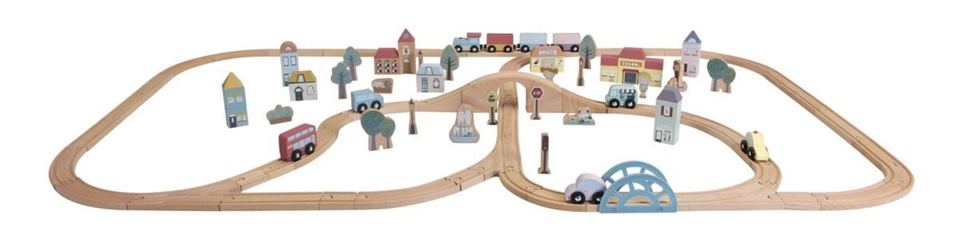 Little dutch treinbaan xl hout 107pc