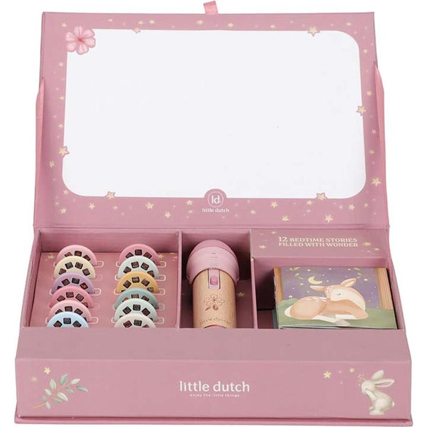 Little dutch verhalen projector zaklamp - roze