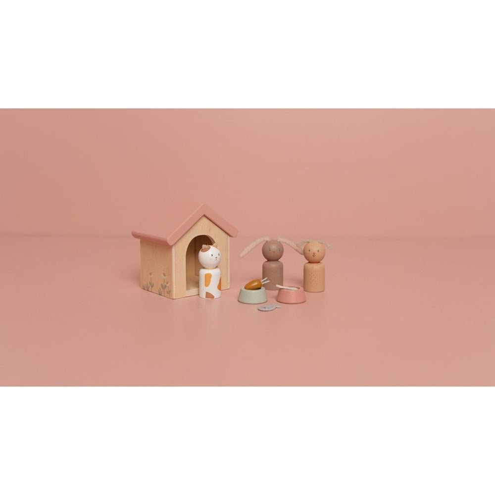 Little dutch poppenhuis aanvulset huisdieren