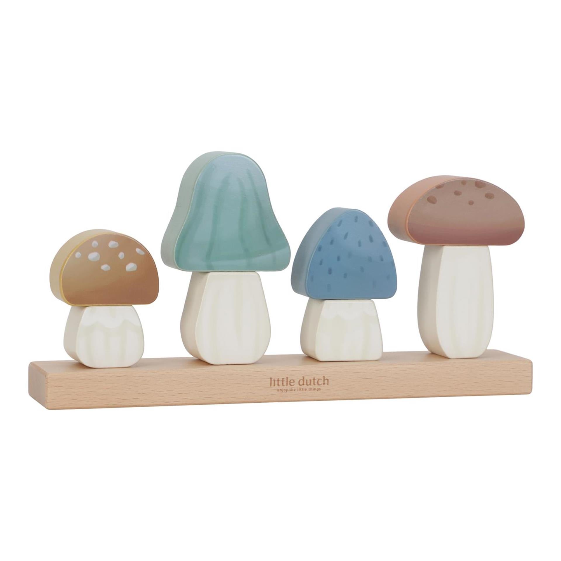 Little dutch stapelaar paddenstoelen - forest friends fsc