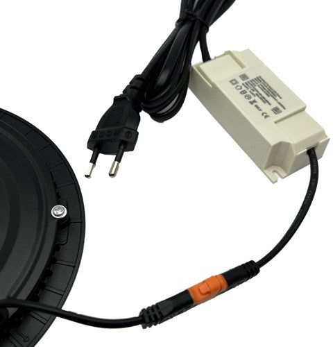 Enzo led panel downlight 9w 4000k incl. driver zwart - led2622