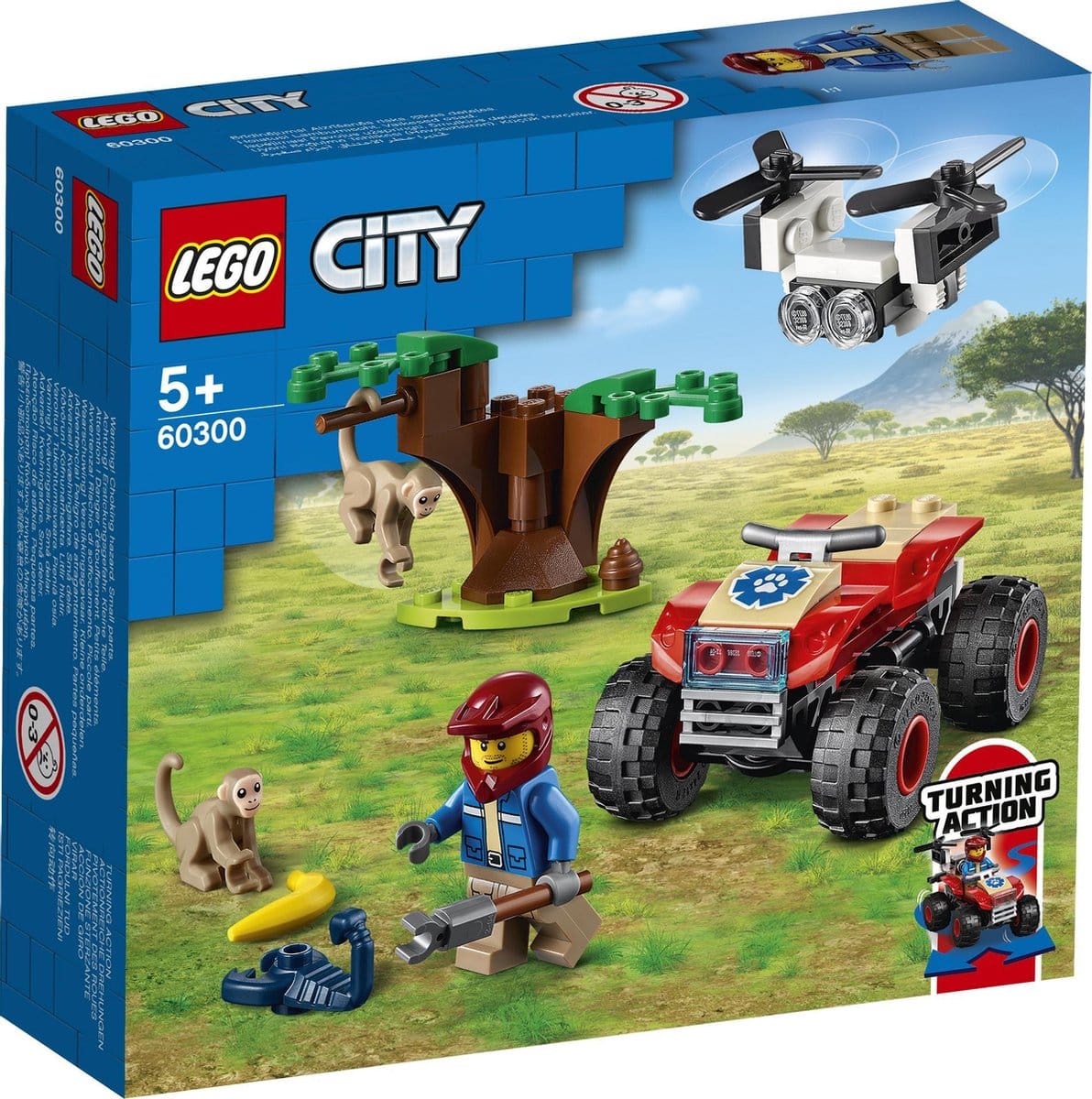Lego city - 60300 wildlife rescue atv quad