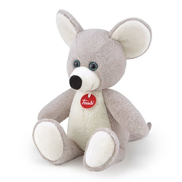 Licht en muziek knuffelmuis 38cm