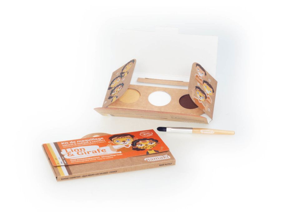 Namaki schmink - leeuw giraffe - 3 kleuren