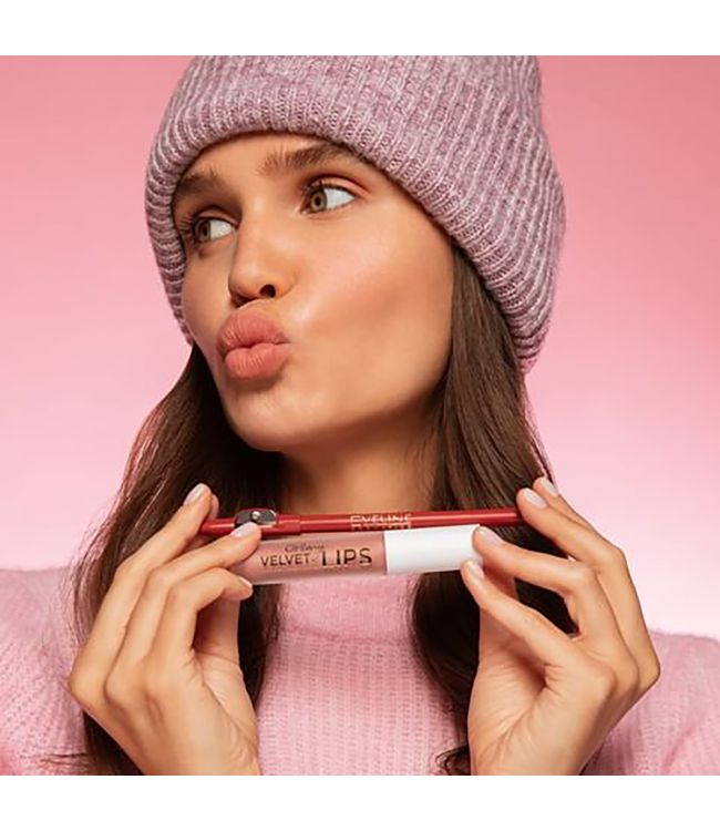 Eveline oh! my lips vloeibare matte lippenstift lipliner display diverse 32 stuks