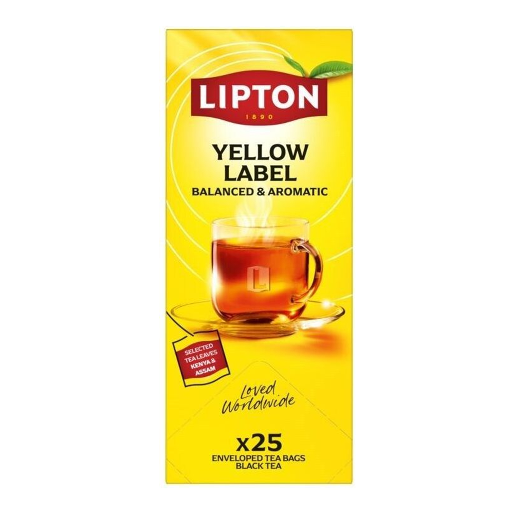 Lipton feel good selection thee yellow label (6x25 stuks)