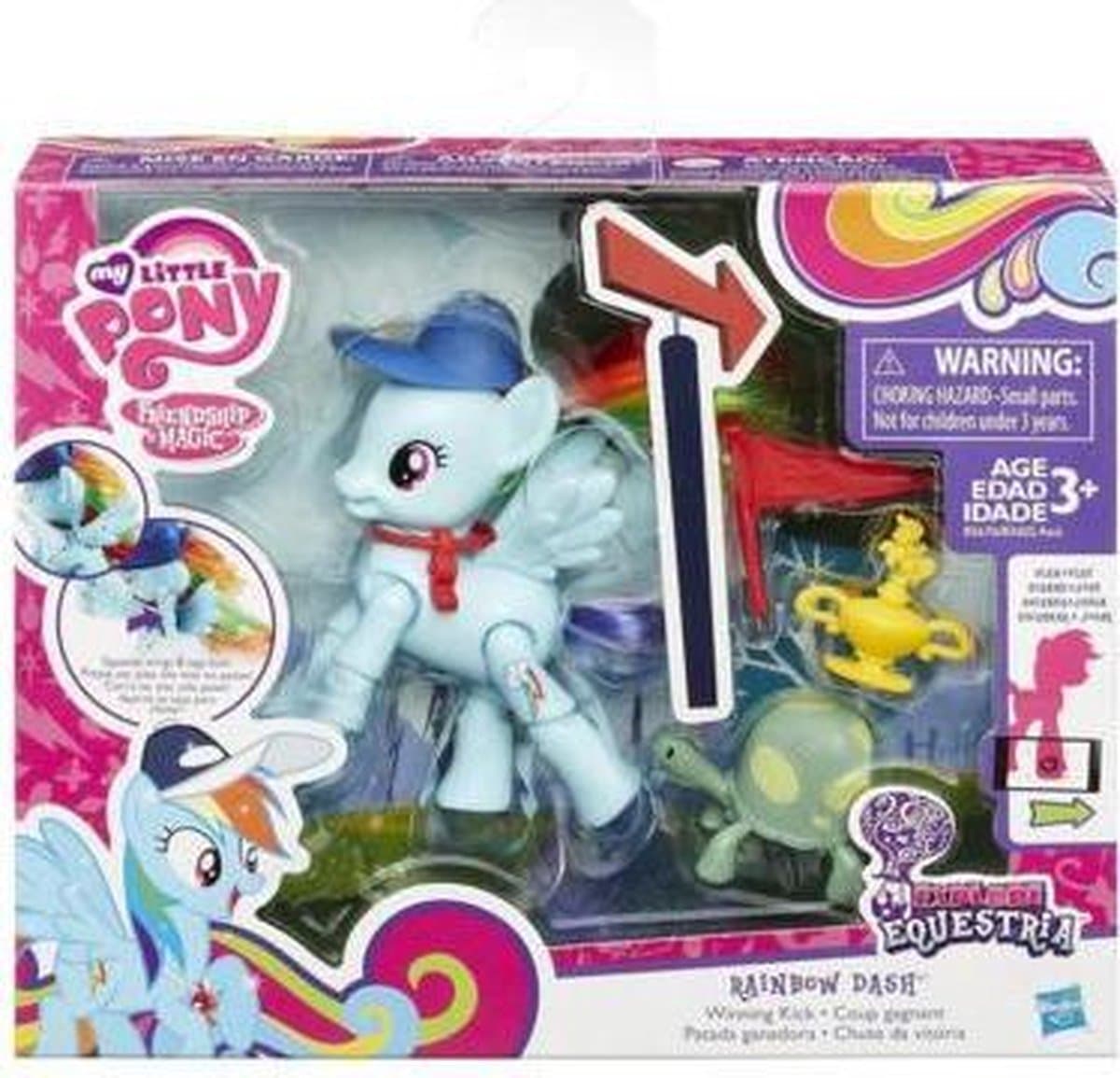 Hasbro little pony beweegbare rainbow dash