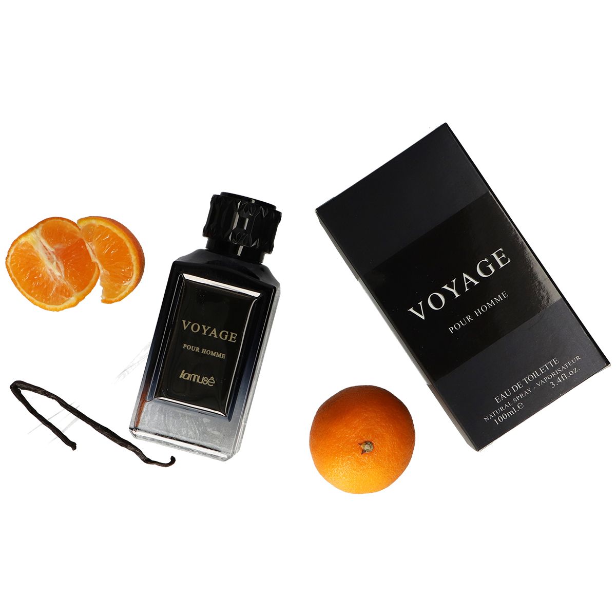 Lamusê lamuse eau de toilette spray heren reis voor homme 100ml