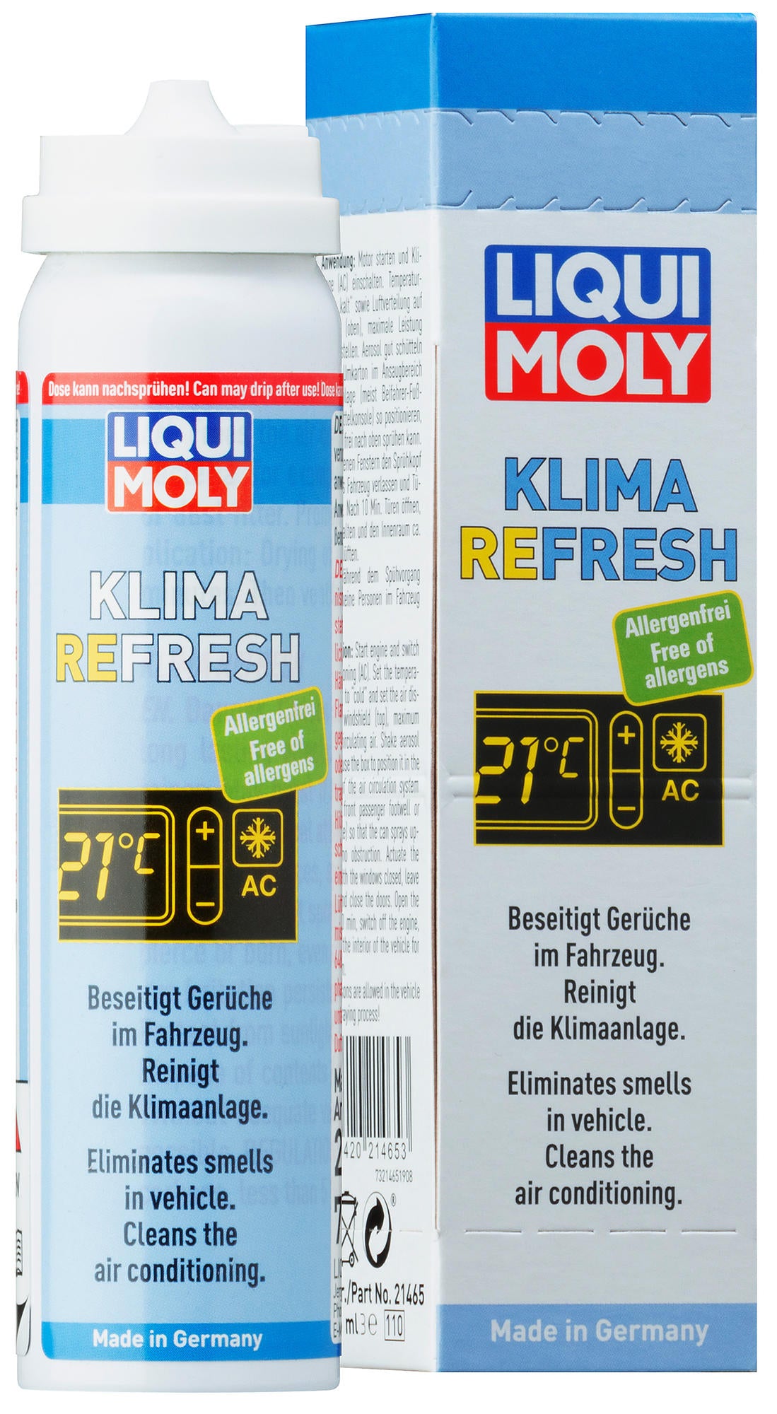 Liqui moly ac refresh 75ml dose aerosol